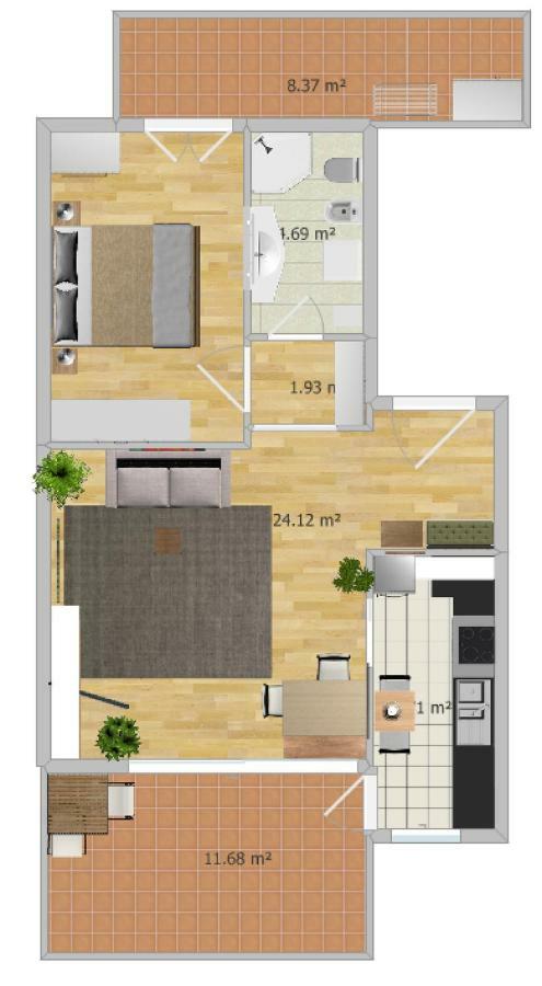 Appartment Trojer ميرانو المظهر الخارجي الصورة